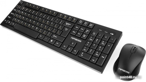 Купить Клавиатура + мышь Гарнизон беспроводные GKS-110, черный, 2.4 ГГц, 1000 DPI в Липецке фото 2