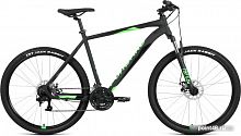 Купить Велосипед Forward Apache 27.5 2.2 D р.17 2022 (черный матовый/светло-зеленый) в Липецке