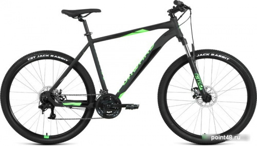 Купить Велосипед Forward Apache 27.5 2.2 D р.17 2022 (черный матовый/светло-зеленый) в Липецке на заказ