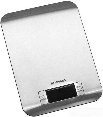 Купить Весы кухонные электронные Starwind SSK6673 макс.вес:5кг серебристый в Липецке