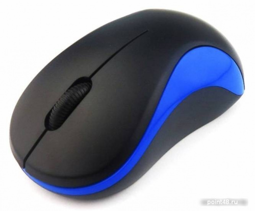 Купить Мышь Oklick 605SW (черный/синий) [384109] в Липецке фото 3
