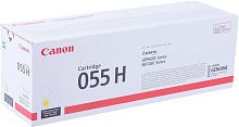 Купить Картридж лазерный Canon 055 H Y 3017C002 желтый (5900стр.) для Canon MF645Cx/MF643Cdw/MF641Cw/LBP623Cdw/621Cw в Липецке