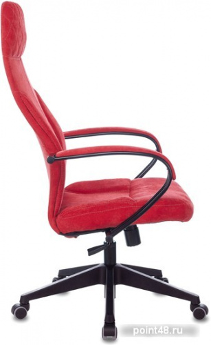 Кресло руководителя Бюрократ CH-608Fabric красный Velvet 88 крестовина пластик фото 3