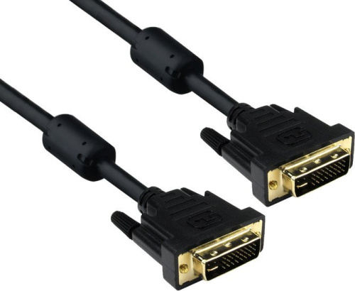 Купить Кабель DVI dual link (25M-25M) 3м Exegate, позолоченные контакты в Липецке