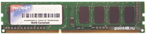 Память DDR3 4Gb 1600MHz Patriot PSD34G16002 RTL PC3-12800 CL11 DIMM 240-pin 1.5В