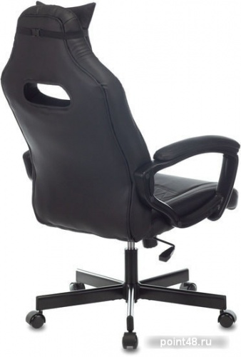 Кресло игровое Zombie VIKING 6 KNIGHT черный искусственная кожа с подголов. крестовина металл фото 3