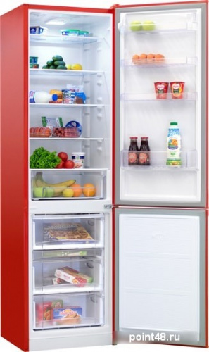 Холодильник Nordfrost NRB 154 832 красный (двухкамерный) в Липецке фото 2