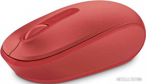 Купить Мышь Microsoft Mobile Mouse 1850 красный оптическая (1000dpi) беспроводная USB для ноутбука (2but) в Липецке фото 2