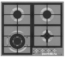 Газовая варочная поверхность Korting HG 665 CTX нержавеющая сталь в Липецке