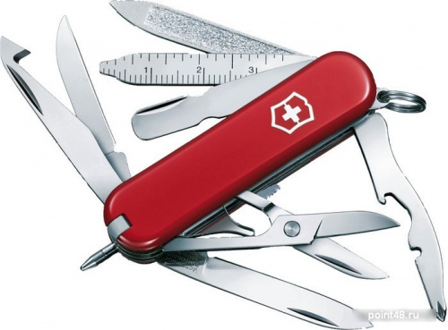 Купить Нож перочинный VICTORINOX MiniChamp 0.6385, сталь/пластик, красный в Липецке