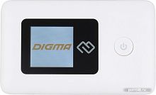 Купить Модем 3G/4G Digma Mobile Wifi DMW1969-WT USB Wi-Fi Firewall +Router внешний белый в Липецке
