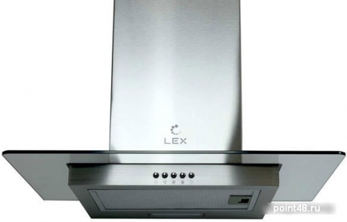 Купить Вытяжка каминная Lex APOLLO N 600 нержавеющая сталь/стекло прозрачное управление: кнопочное (1 мотор) в Липецке фото 2