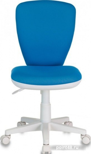 Кресло детское Бюрократ KD-W10/26-24 голубой 26-24 (пластик белый) фото 2