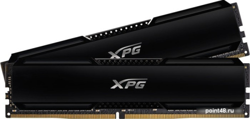 Память 32GB ADATA DDR4 3200 DIMM GAMMIX D20 Black Gaming Memory AX4U320016G16A-DCBK20 Non-ECC, CL16, 1.35V, Heat Shield, Kit (2x16GB), RTL (931726)
