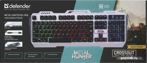Купить Клавиатура Defender Metal Hunter GK-140L в Липецке фото 3