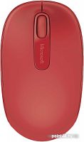 Купить Мышь Microsoft Mobile Mouse 1850 красный оптическая (1000dpi) беспроводная USB для ноутбука (2but) в Липецке