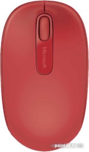 Купить Мышь Microsoft Mobile Mouse 1850 красный оптическая (1000dpi) беспроводная USB для ноутбука (2but) в Липецке