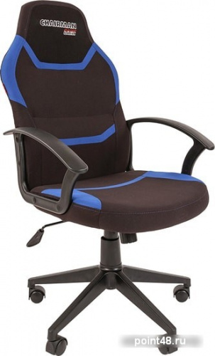 Кресло CHAIRMAN Game 9 (черный/синий)