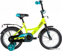 Купить Детский велосипед Novatrack Vector 14 143VECTOR.GN20 (салатовый/черный, 2020) в Липецке