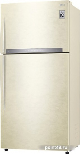 Холодильник LG GR-H802HEHZ бежевый (двухкамерный) в Липецке фото 2