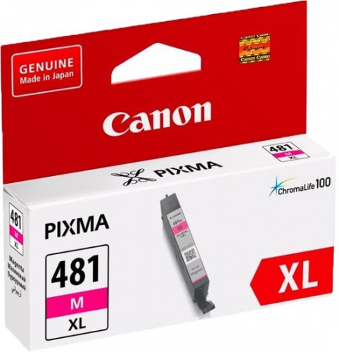 Купить Картридж струйный Canon CLI-481XL M 2045C001 пурпурный (8.3мл) для Canon Pixma TS6140/TS8140TS/TS9140/TR7540/TR8540 в Липецке фото 2