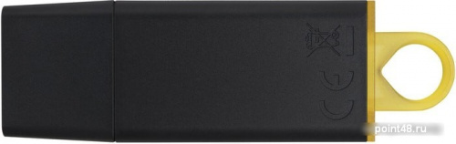 Купить Флеш Диск Kingston 128Gb DataTraveler Exodia DTX/128GB USB3.1 черный/желтый в Липецке фото 2