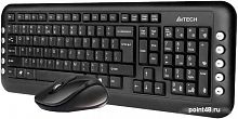 Купить Клавиатура + мышь A4 V-Track 7200N клав:черный мышь:черный USB беспроводнаяMultimedia в Липецке