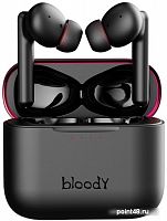 Купить Наушники с микрофоном A4Tech Bloody M90 черный/красный вкладыши BT в ушной раковине (M90 BLACK + RED) в Липецке