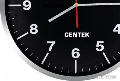 Купить Настенные часы CENTEK СТ-7100 (черный) в Липецке фото 2