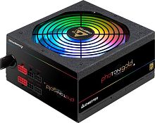 Блок питания Chieftec Photon Gold GDP-750C-RGB ATX 2.3, 750W, >90 efficiency, Active PFC, ARGB Rainbow 140mm fan, Cable Management, Retail{6}, (075901)