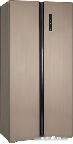 Холодильник двухкамерный Hiberg RFS-480DX NFH S e by s e, цвет бежевый в Липецке