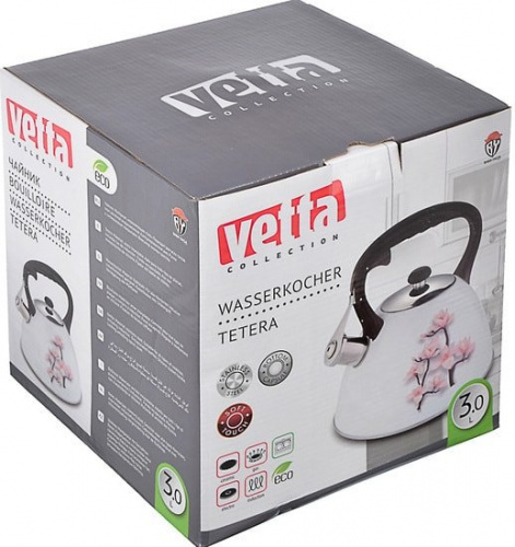 Купить VETTA Чайник стальной 3,0л  Сакура , индукция 847-083 в Липецке фото 3