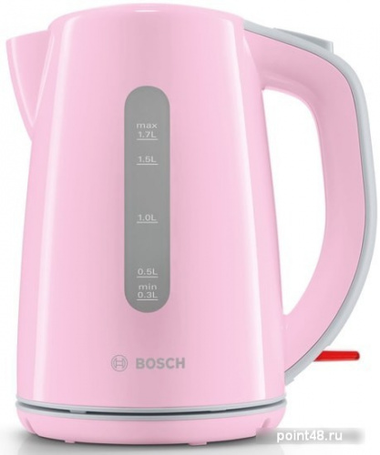 Купить Чайник электрический Bosch TWK7500K 1.7л. 2200Вт розовый/серый (корпус: пластик) в Липецке фото 2