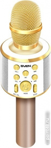 Купить Микрофон SVEN MK-950, белый-золотой в Липецке фото 2