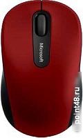 Купить Мышь Microsoft Mobile 3600 красный/черный оптическая (1000dpi) беспроводная BT (2but) в Липецке