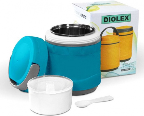 Купить Термос для еды Diolex DXС-1200-2 1.2л (желтый) в Липецке фото 2