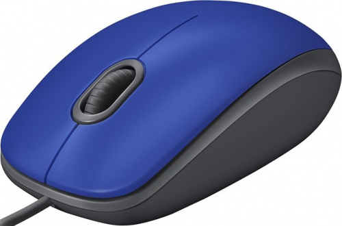 Купить Мышь Logitech M110 синий оптическая (1000dpi) silent USB (2but) в Липецке фото 2