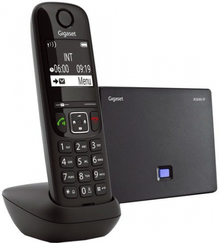 Купить Телефон IP Gigaset AS690IP черный в Липецке