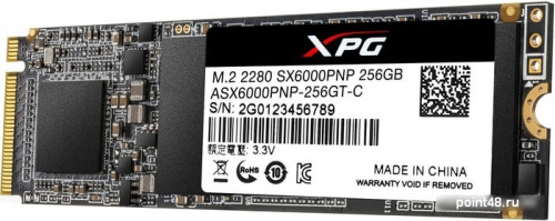 Накопитель SSD A-Data PCI-E x4 256Gb ASX6000PNP-256GT-C XPG SX6000 Pro M.2 2280 фото 2