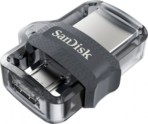 Купить Флеш Диск Sandisk 16Gb Ultra Dual drive SDDD3-016G-G46 USB3.0 черный в Липецке фото 2