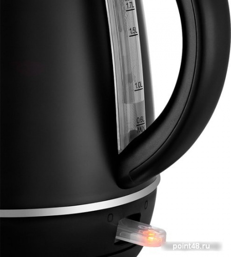 Купить Чайник электрический Kitfort KT-6122 1.7л. 2200Вт черный (корпус: нержавеющая сталь/пластик) в Липецке фото 3
