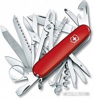 Купить Нож перочинный Victorinox SwissChamp (1.6795) 91мм 33функций красный карт.коробка в Липецке