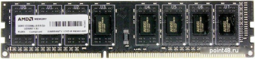 Память DDR3 2Gb 1333MHz AMD R332G1339U1S-UO OEM PC3-10600 CL9 DIMM 240-pin 1.5В