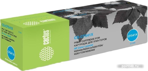 Купить Картридж лазерный Cactus CS-CF541X blue ((2500стр.) для HP LJ M254dw/M280nw/M281fdn) (CS-CF541X) в Липецке