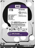 Жесткий диск WD Original SATA-III 1Tb WD10PURZ V eo Purple (5400rpm) 64Mb 3.5