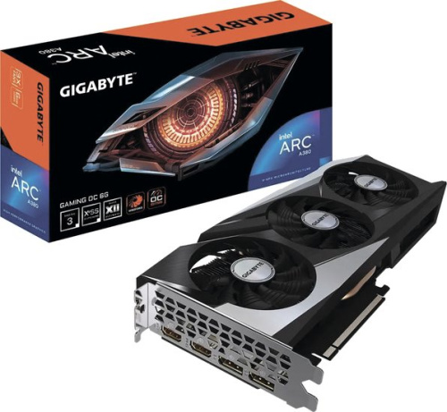 Видеокарта Gigabyte Intel Arc A380 Gaming OC GV-IA380GAMING OC-6GD фото 3