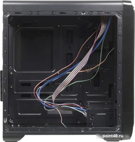 Корпус Accord A-SMB черный без БП ATX 2xUSB2.0 1xUSB3.0 audio bott PSU фото 3