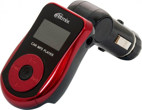 Автомобильный FM-модулятор Ritmix FMT-A720 красный SD USB PDU в Липецке от магазина Point48 фото 2