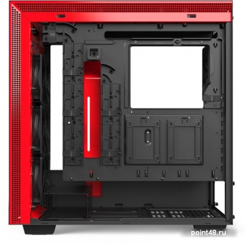 Корпус NZXT H710i CA-H710i-BR черный/красный без БП E-ATX 3x120mm 2xUSB3.0 1xUSB3.1 audio bott PSU фото 2