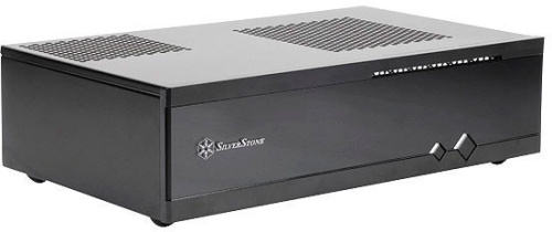 Корпус Silverstone SST-ML05B Milo Slim HTPC Silent Mini-ITX Computer Case, black {4} фото 2